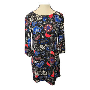 Old Navy Floral Long Sleeve Mini Dress Size XS Dark Cottagecore Feminine Boho